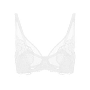 HSIA Blossom Unlined Lace‎ Underwire Bra White 42DD NWT